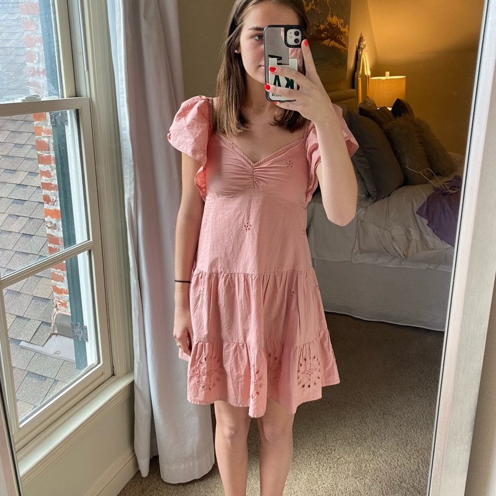 ZARA pink dress